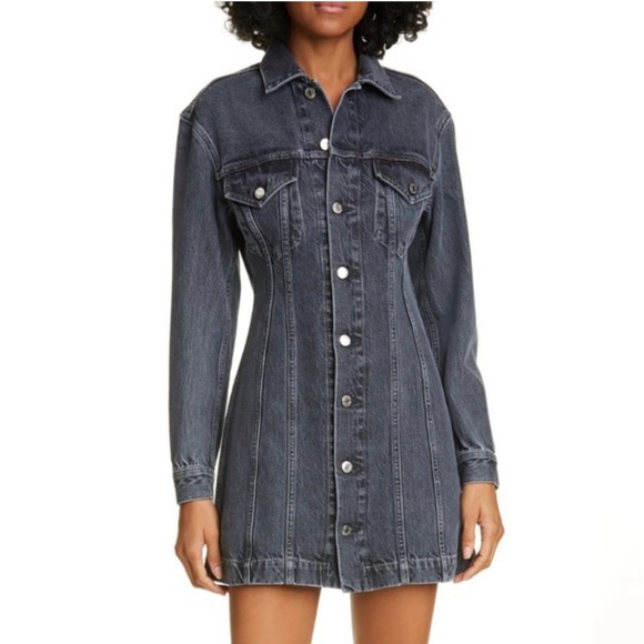 helmut lang denim dress Denim Femme Dress
